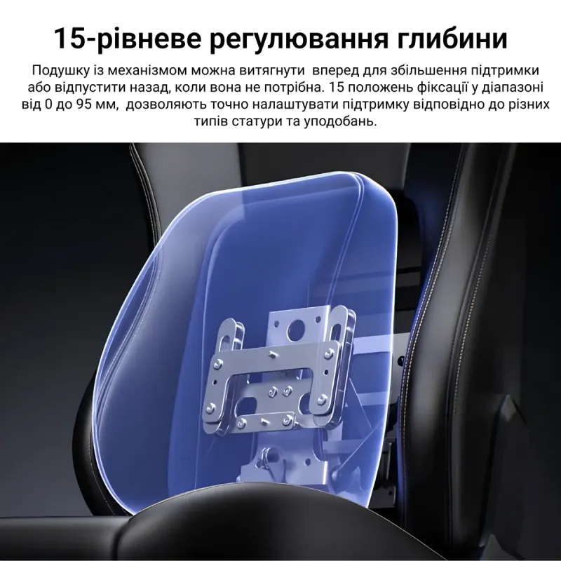 Крісло Anda Seat Phantom 4 L Fabric Gray (AD18YSD-72-GF-G01)
