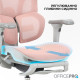 Крісло OfficePro Elite OC950GLP Gray/Light Pink