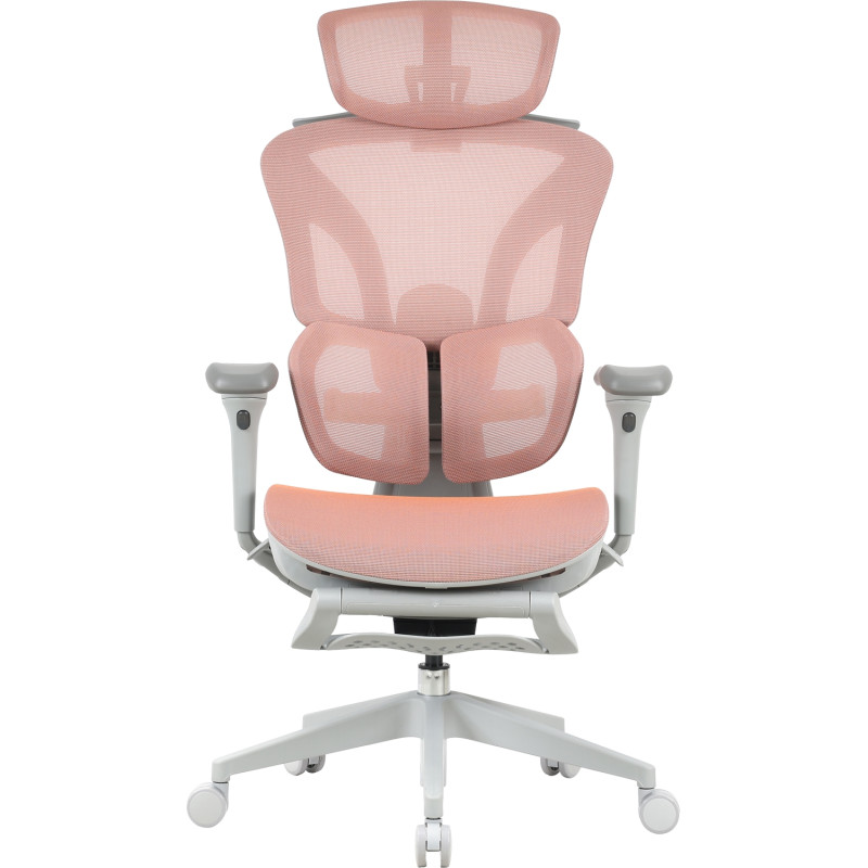 Крісло OfficePro Elite OC950GLP Gray/Light Pink