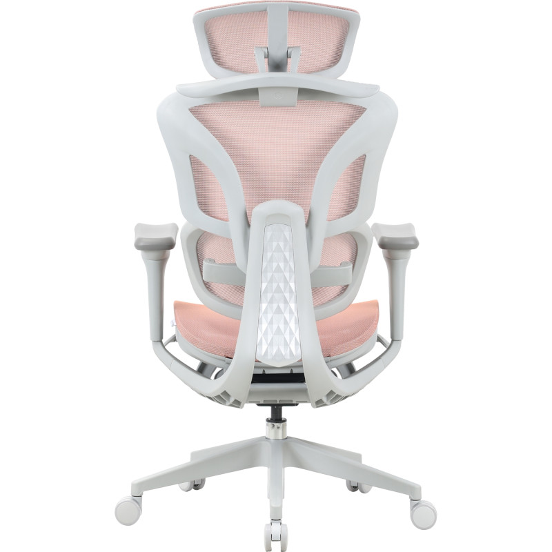 Крісло OfficePro Elite OC950GLP Gray/Light Pink