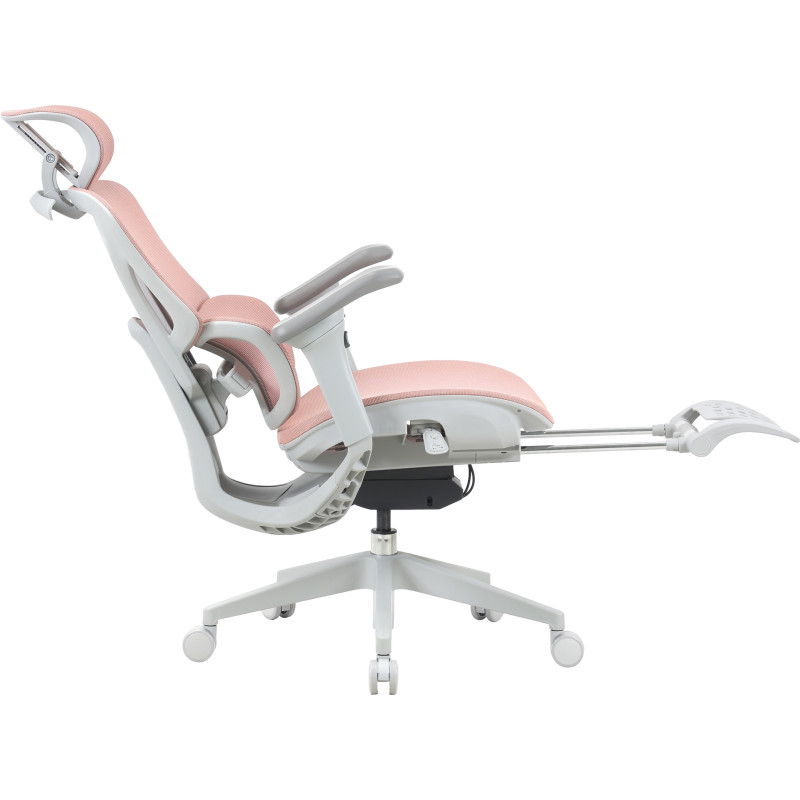 Крісло OfficePro Elite OC950GLP Gray/Light Pink