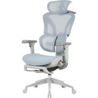 Крісло OfficePro Elite OC950GLB Gray/Light Blue