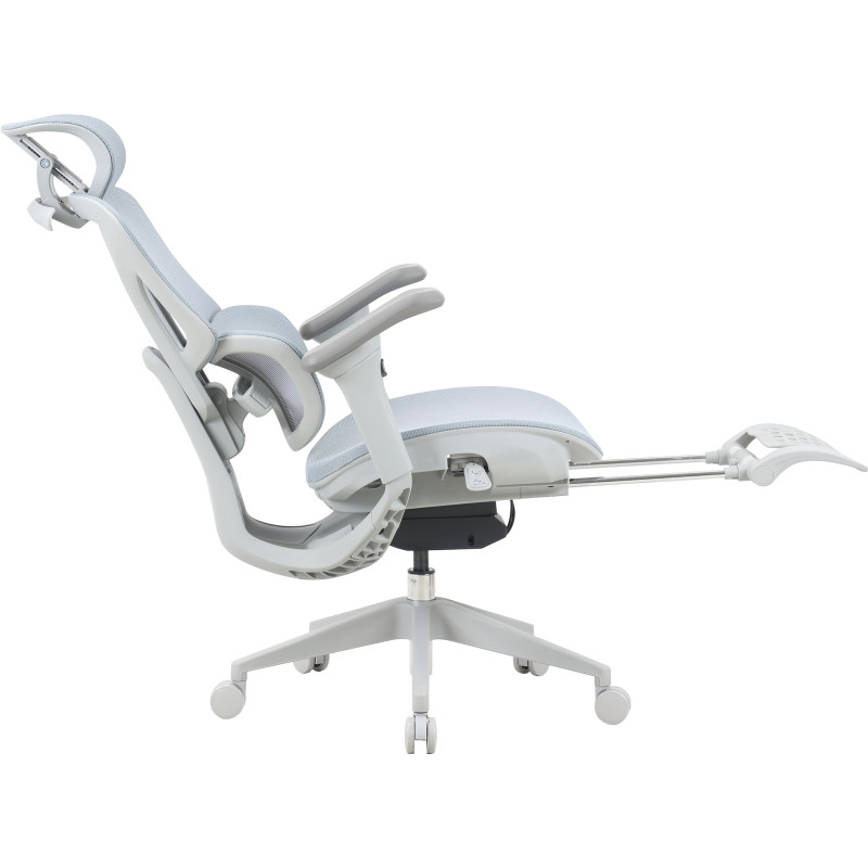Крісло OfficePro Elite OC950GLB Gray/Light Blue