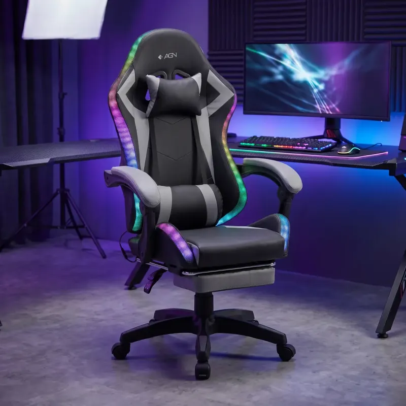 Крісло AGN 09-25 RGB Black/Grey