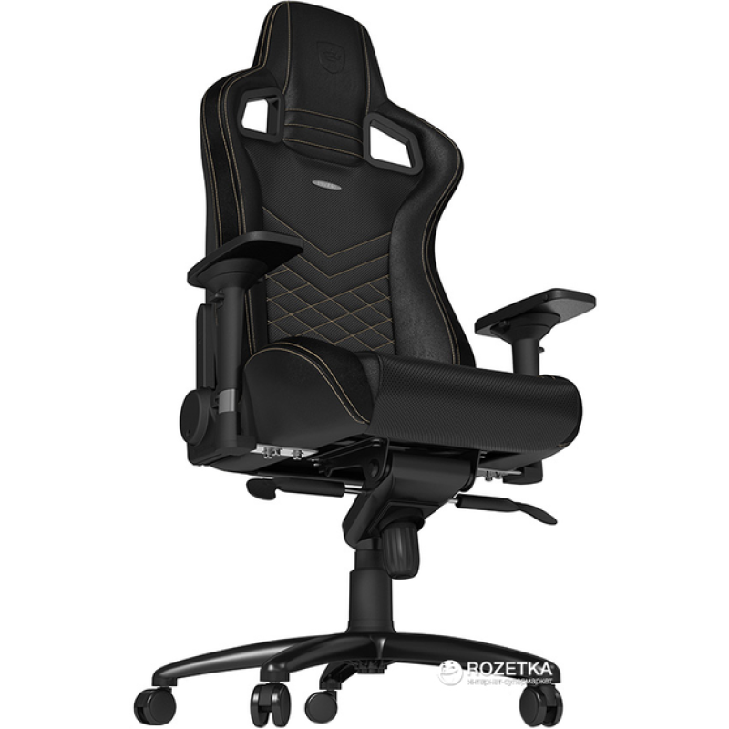 Крісло Noblechairs Epic PU leather black/gold (NBL-PU-GOL-002)