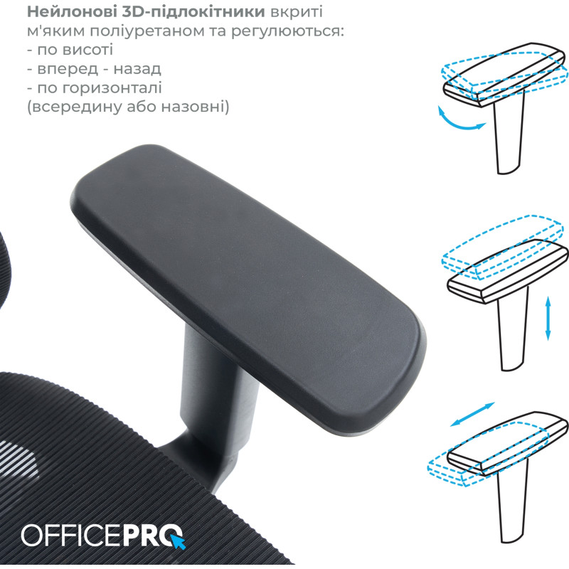 OfficePro Wave OC670-B-B-B Black