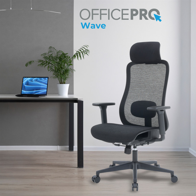 OfficePro Wave OC670-B-B-B Black