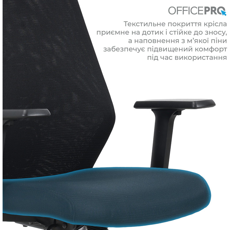 Крісло OfficePro Fusion OC577B Black