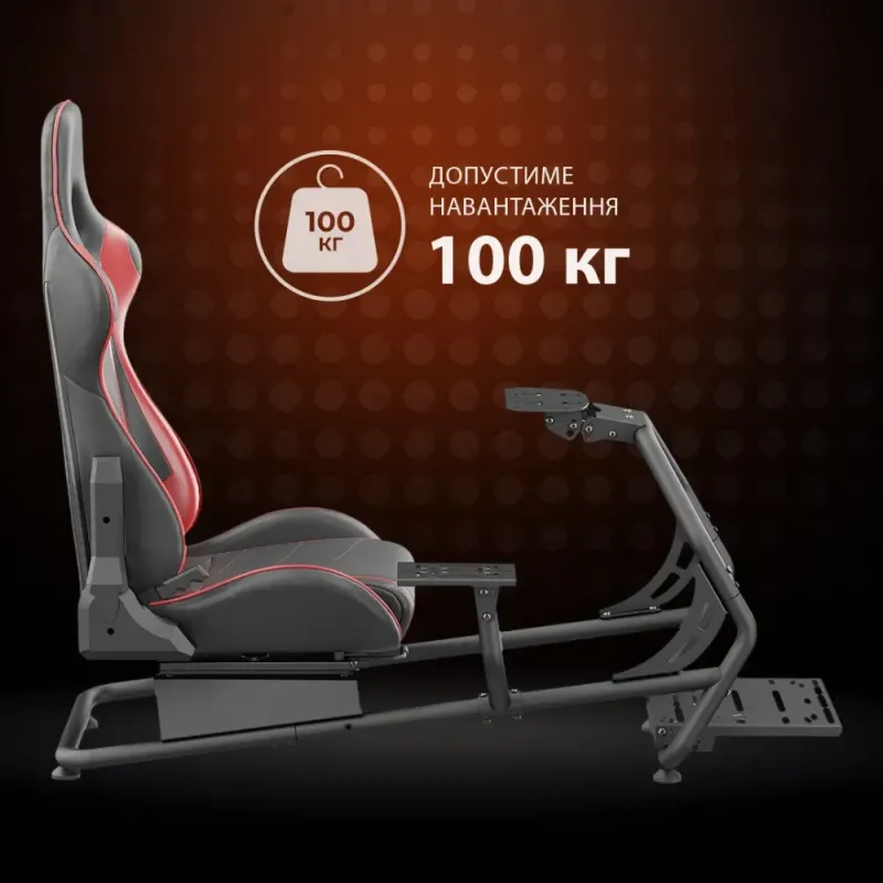 Кресло AGN 03-BS-KP01 Black/Red AGN03-BS-KP01