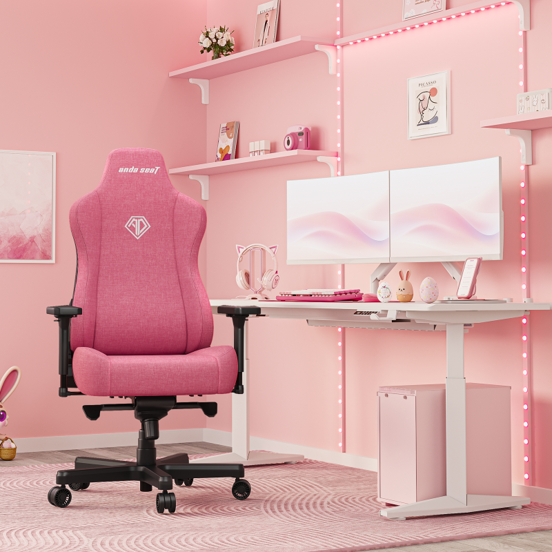 Кресло Anda Seat Kaiser 3E XL Fabric Pink (AD23YC-XL-09-P-CF-P01)