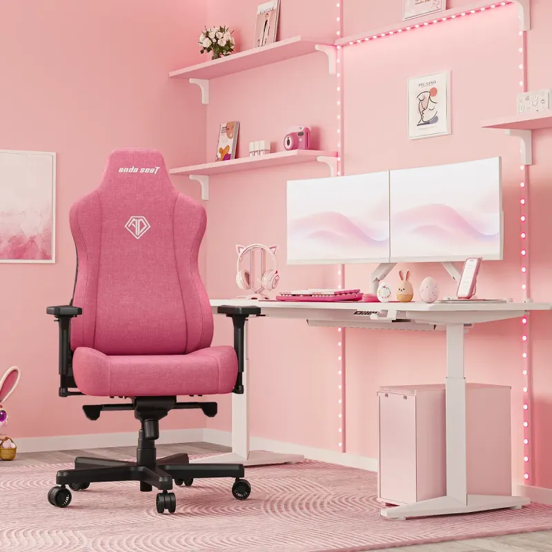 Крісло Anda Seat Kaiser 3E XL Fabric Pink (AD23YC-XL-09-P-CF-P01)