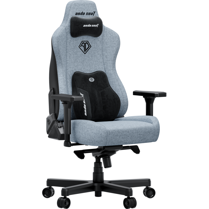Кресло Anda Seat Kaiser 3E XL Fabric Gray Blue (AD23YC-XL-09-T-CF-T01)