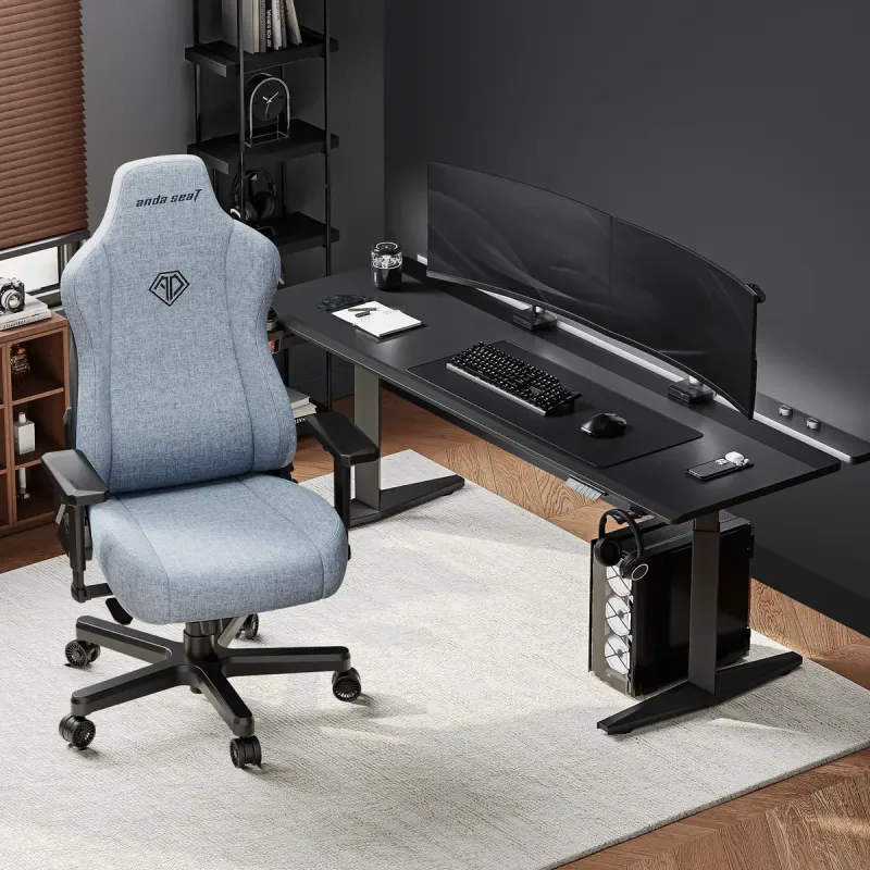 Крісло Anda Seat Kaiser 3E XL Fabric Gray Blue (AD23YC-XL-09-T-CF-T01)