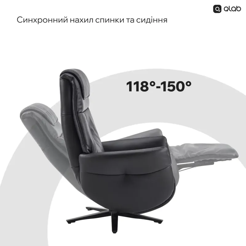 Кресло Qlab RC268B Black