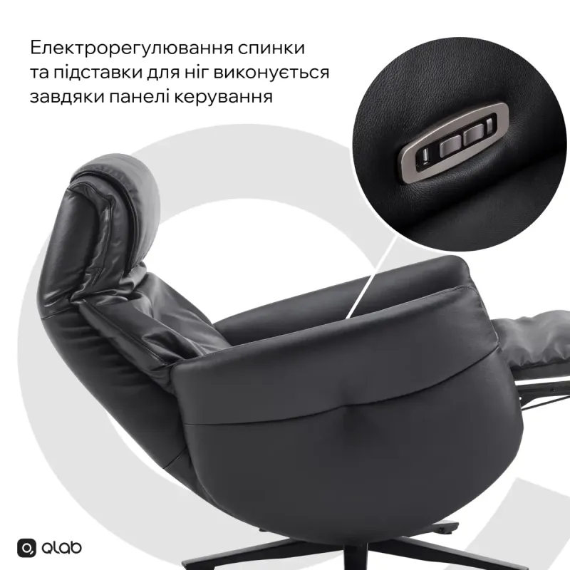 Кресло Qlab RC268B Black