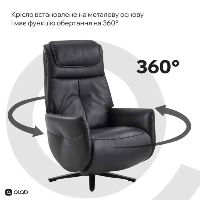 Кресло Qlab RC268B Black