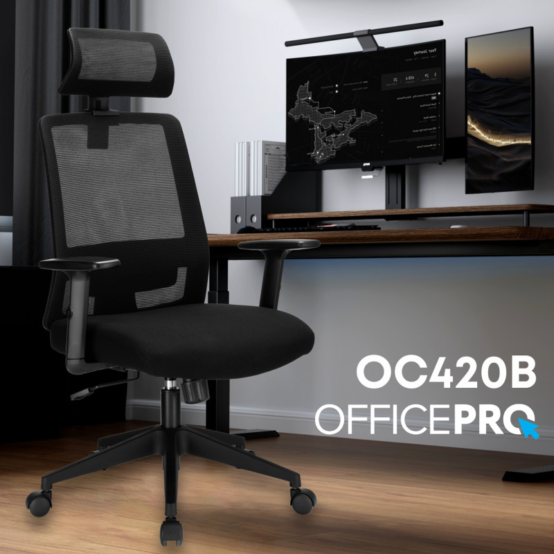 Крісло OfficePro OC420B Black