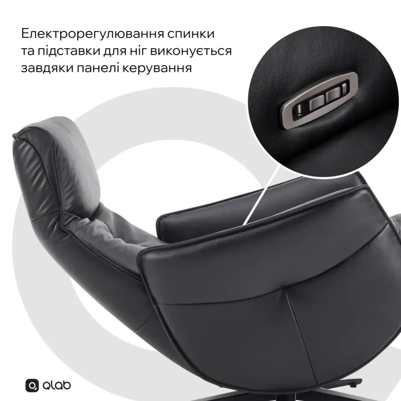 Кресло Qlab RC300B Black