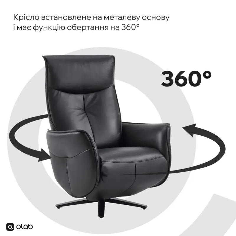 Кресло Qlab RC300B Black