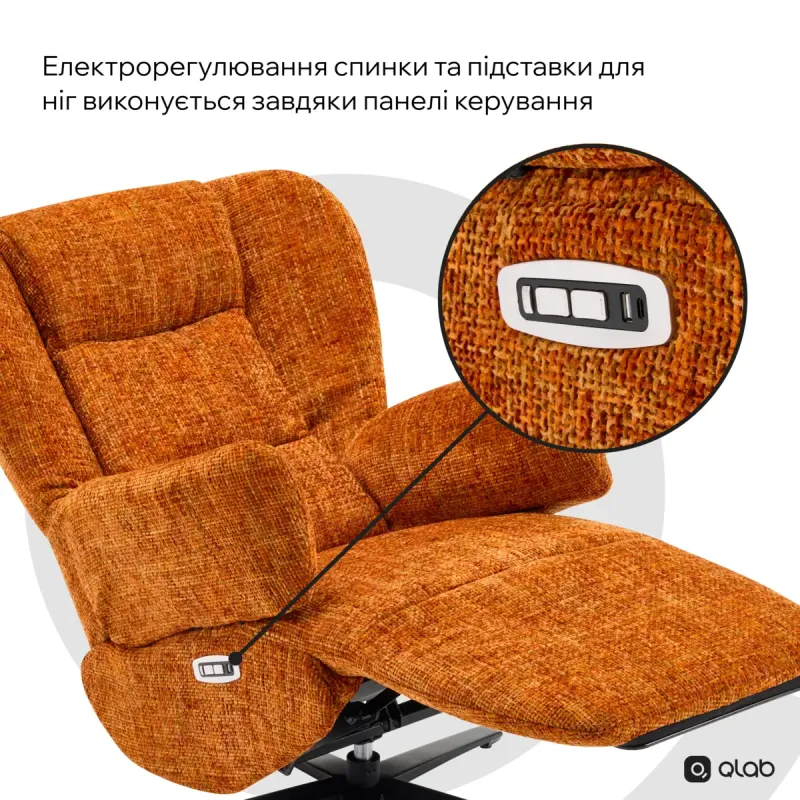 Кресло Qlab RCT240BR Grey