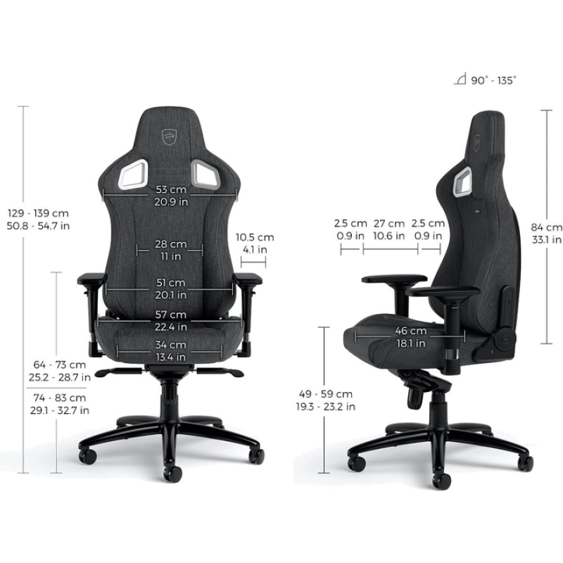 Крісло Noblechairs Epic Series TX Anthracite (NBL-EPC-TX-ATC)