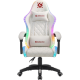 Кресло Defender Energy RGB white (64557)