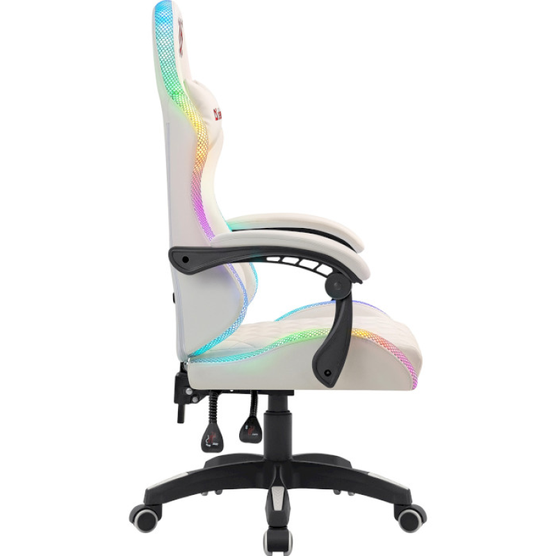 Кресло Defender Energy RGB white (64557)