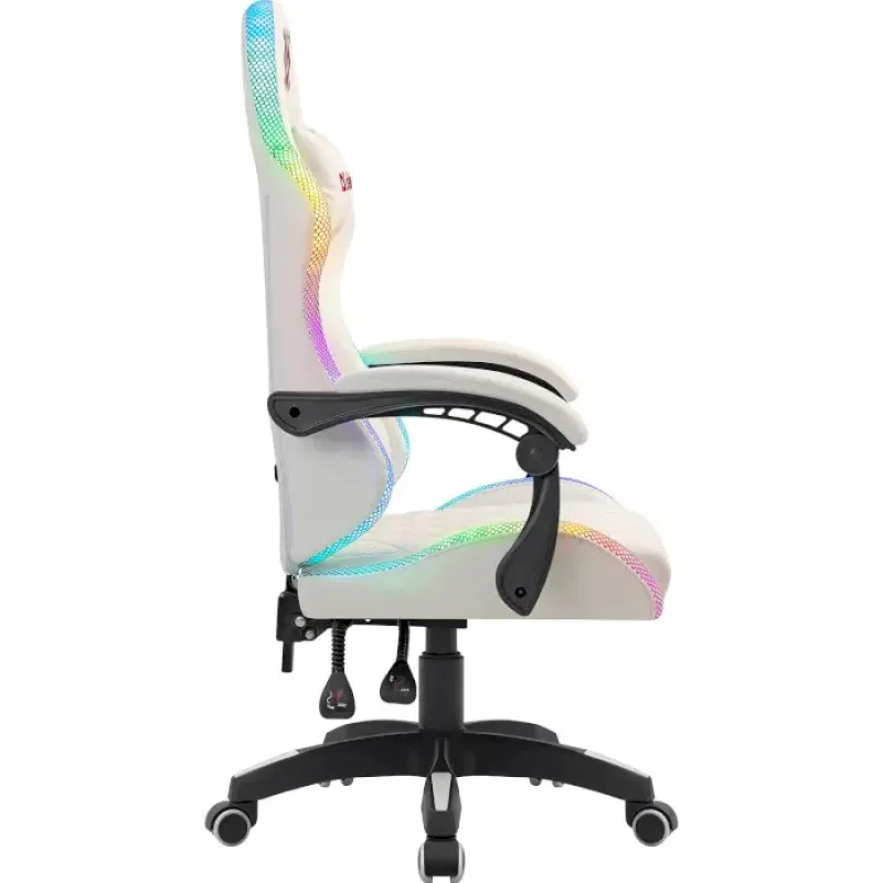 Крісло Defender Energy RGB white (64557)