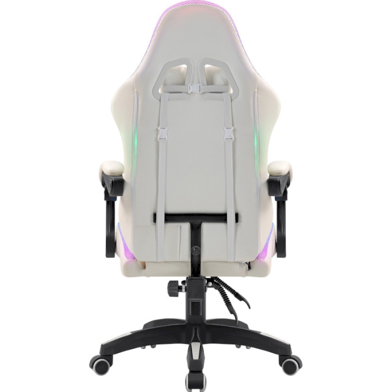 Кресло Defender Energy RGB white (64557)