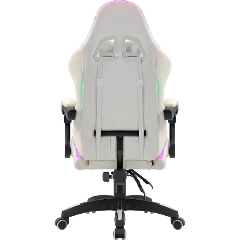 Крісло Defender Energy RGB white (64557)