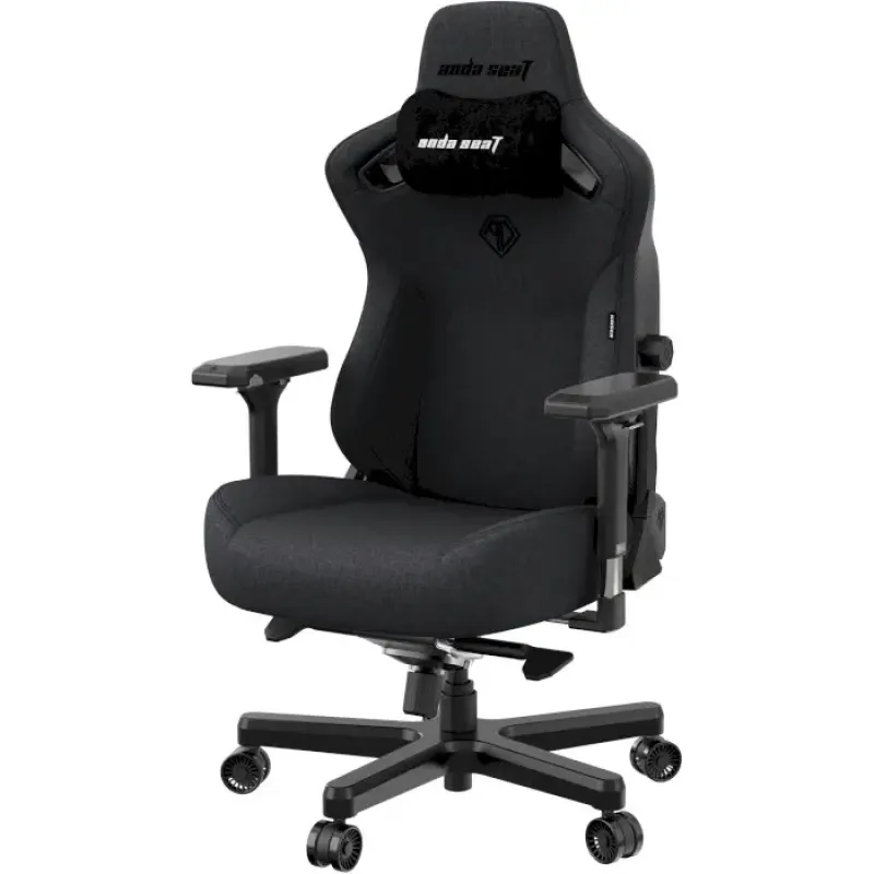 Крісло Anda Seat Kaiser 3 L Dark Gray Linen Fabric (AD12YDC-L-01-GB-CF)