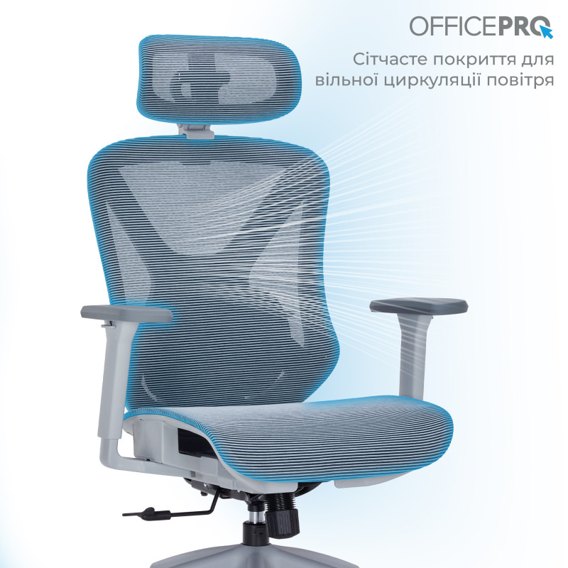 Крісло OfficePro OC630-G-DG-DG