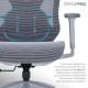 Крісло OfficePro OC630-G-DG-DG