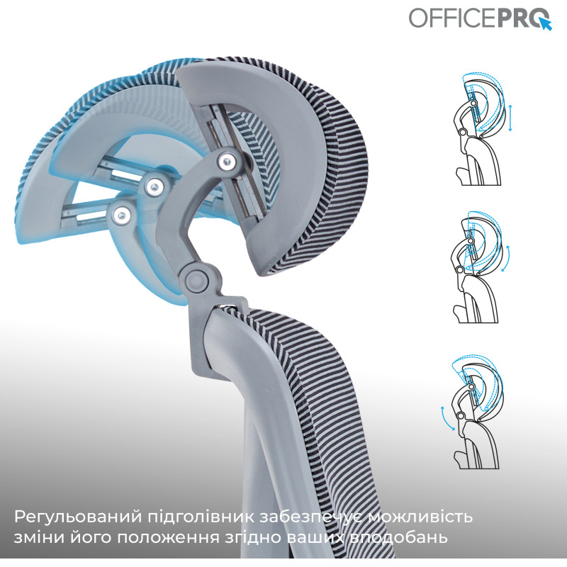 Крісло OfficePro OC630-G-DG-DG