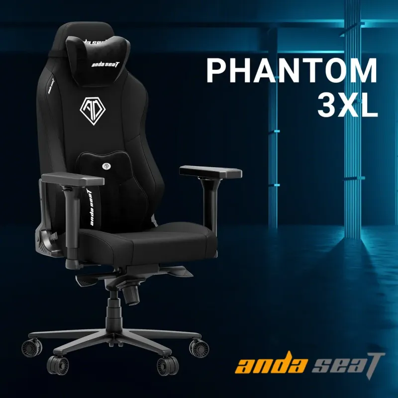 Кресло Anda Seat Phantom 3 XL Dark Gray Fabric (AD18XL-52-GB-F-G01)