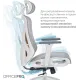 Крісло OfficePro OC630-W-LG-LG