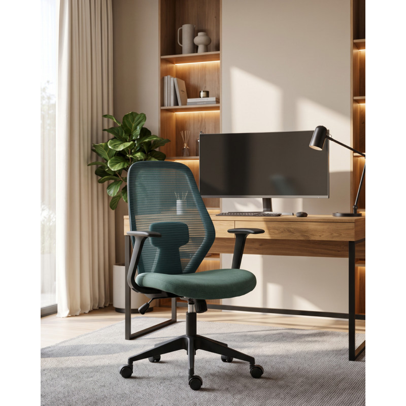 Крісло 2E Office OC110 Dark Green (2E-OC110-GREEN)
