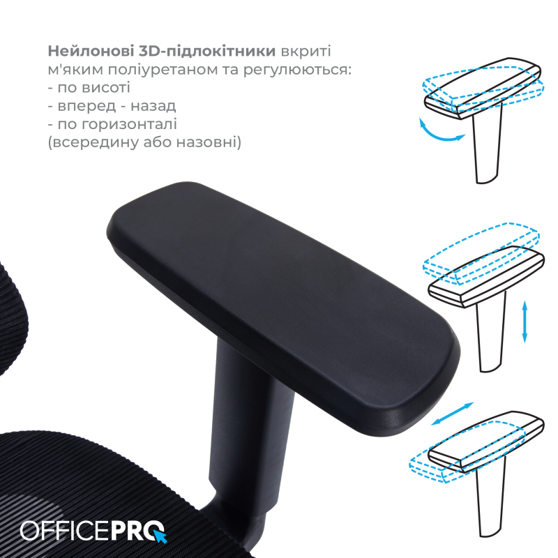 Кресло OfficePro OC630-B-B-B