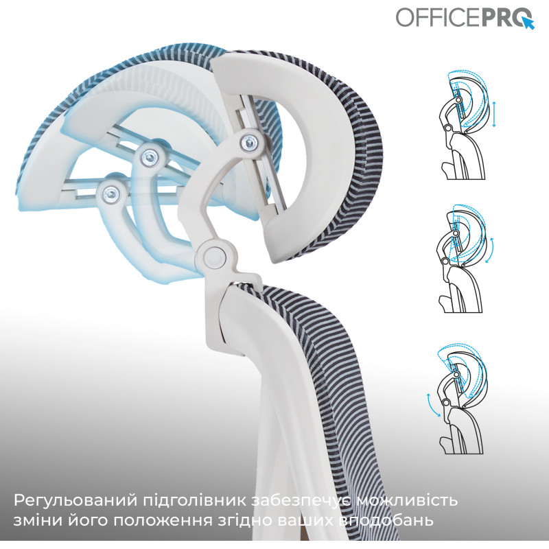 Кресло OfficePro OC630-W-DG-DG