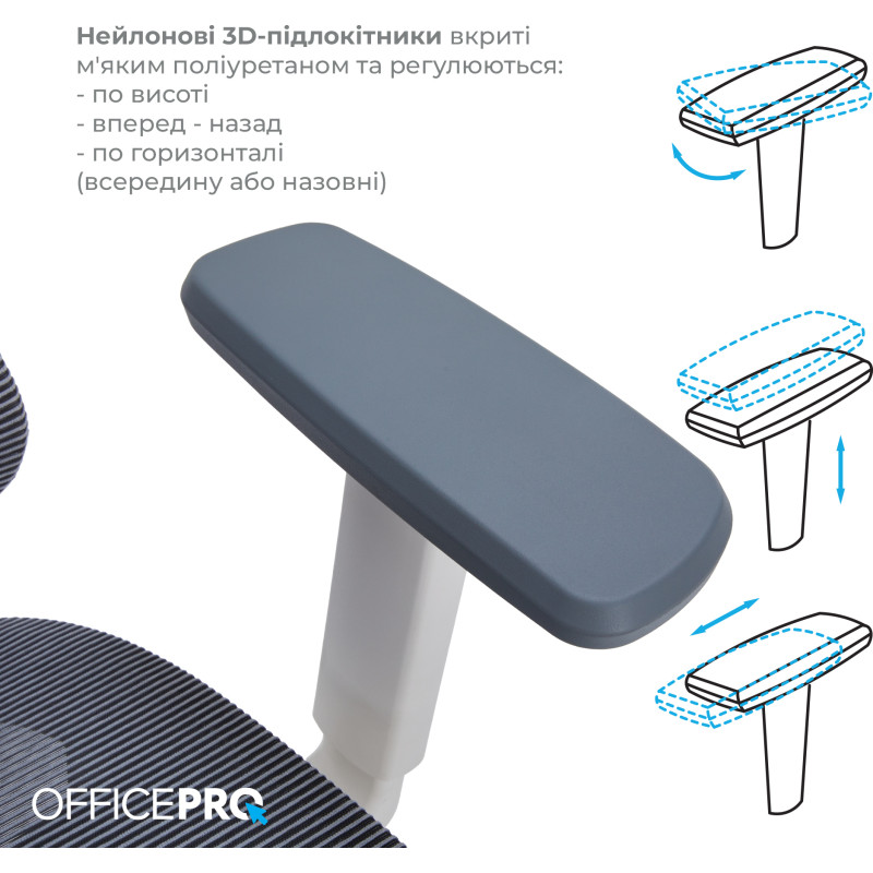 Кресло OfficePro OC630-W-DG-DG