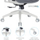 Кресло OfficePro OC630-W-DG-DG