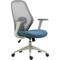 Крісло 2E Office OC110 Gray-Blue (2E-OC110-BLUE)