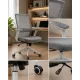 Крісло 2E Office OC140 Gray (2E-OC140-GRAY)