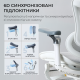 Крісло Sihoo DORO C300 Pro Mesh White with footrest (DORO-C300-PRO-M102-JT)