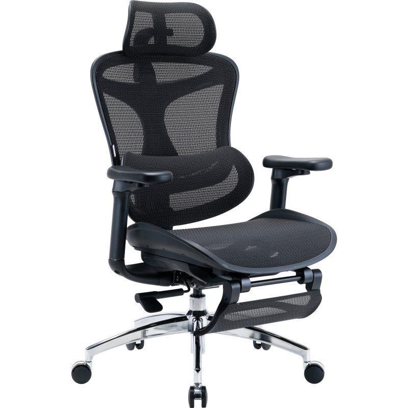 Кресло Sihoo DORO C300L Mesh Black with footrest (DORO-C300L-A3-101-JT)