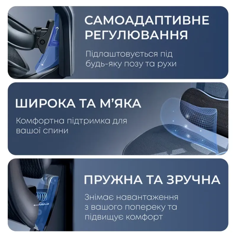 Крісло Sihoo DORO C300L Mesh Black with footrest (DORO-C300L-A3-101-JT)