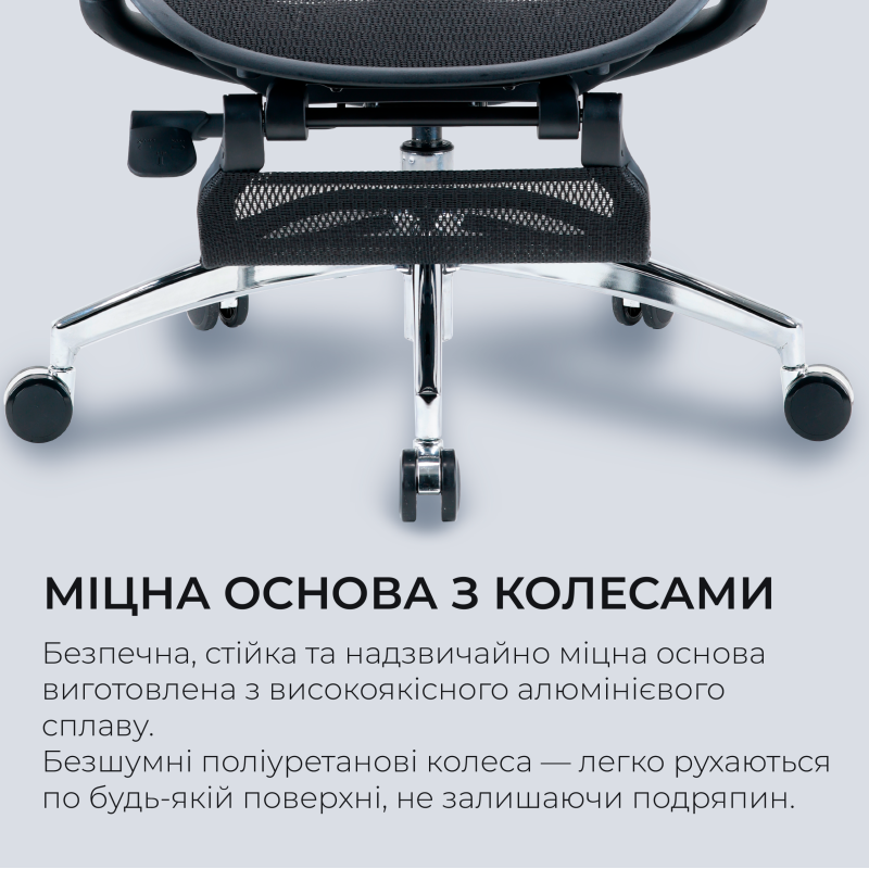 Кресло Sihoo DORO C300L Mesh Black with footrest (DORO-C300L-A3-101-JT)