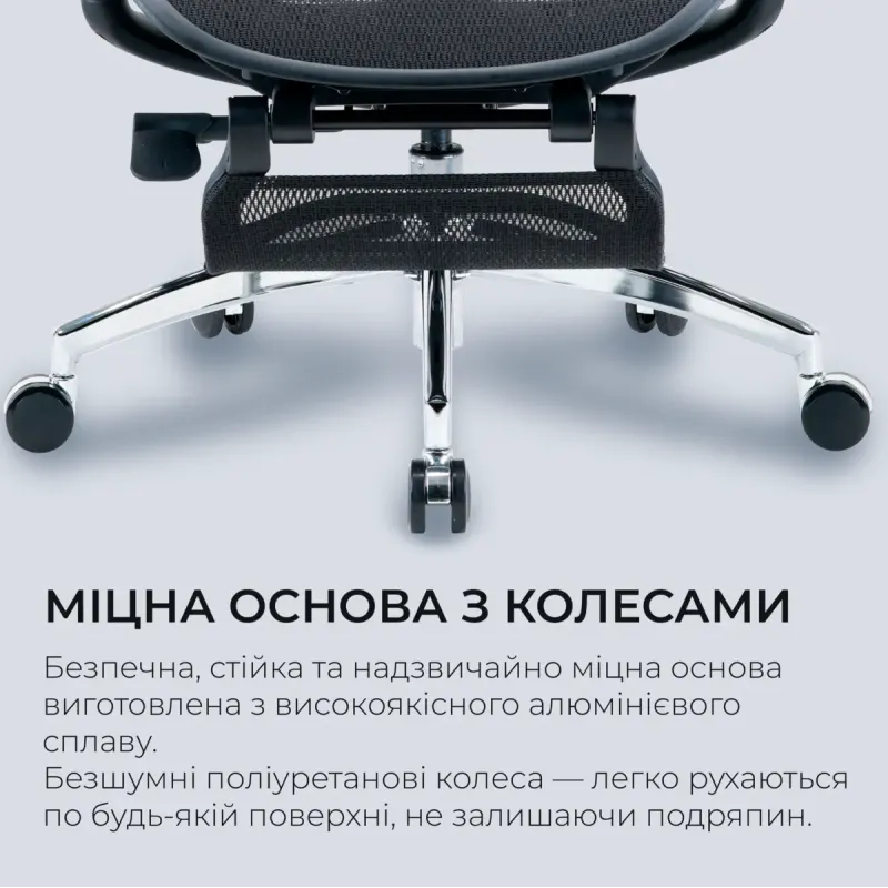 Крісло Sihoo DORO C300L Mesh Black with footrest (DORO-C300L-A3-101-JT)