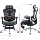 Кресло Sihoo DORO C300L Mesh Black with footrest (DORO-C300L-A3-101-JT)
