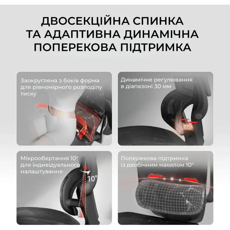 Кресло Sihoo M59AS Mesh Black (M59AS-M302)